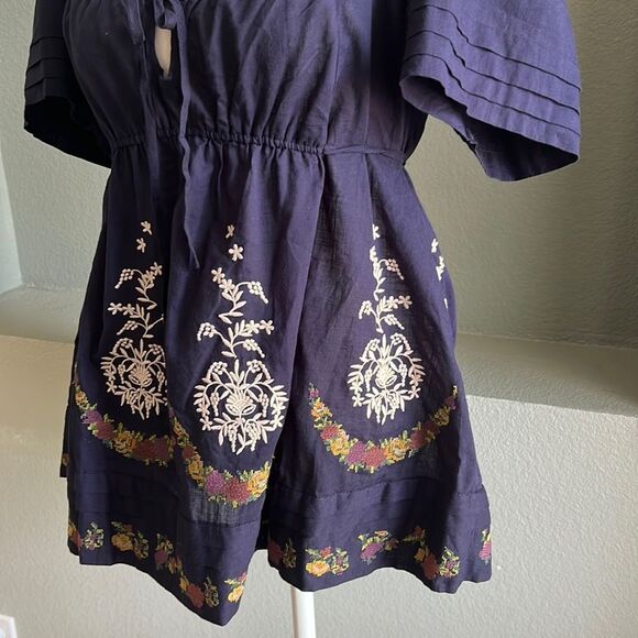 Anthropologie Lithe Cotton Blouse Top - Picture 6 of 10